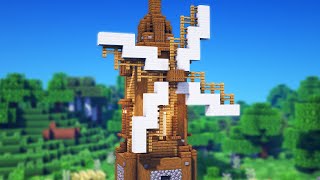 Minecraft Windmill Tutorial  How to Build a Simple Windmill [upl. by Ainolloppa]