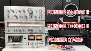 PIONEER SA8800 II TX8800 II CT500 пионерская стойка Diatone F1 [upl. by Pasquale585]