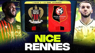 🔴 NICE  RENNES  Gros choc à lAllianz Riviera   ogcn vs srfc   LIGUE 1  LIVEDIRECT [upl. by Karlis]