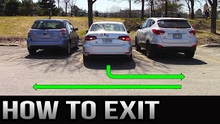 How to Exit a Parking Spot  90 Degrees and Parallel [upl. by Calv]