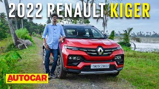 2022 Renault Kiger review  A Good Increment  First Drive  Autocar India [upl. by Nnaecyoj]