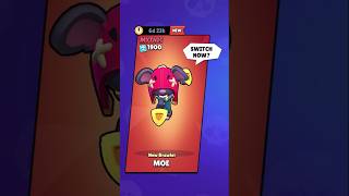 MOE NEW BRAWLER 1900 CREDITS🔥 brawlstars [upl. by Vernier]