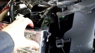 Dodge RAM headlight removal [upl. by Deeas]