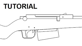 Bolt action rubber band gun — 250 plans and tutorial [upl. by Neesay]