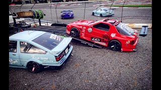 20181118 ZEROSAN03 in Guild n one RX7 FC3S RWD DRIFT RC名阪 爽快ドリフト♪ ラジドリ [upl. by Dukey]