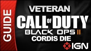 Call of Duty Black Ops 2 Veteran Walkthrough Part 14  Cordis Die [upl. by Claudio]