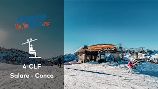 4CLF Salare  Conca  Andalo  Paganella Ski  GoPro Timelapse 4K with GPS Data [upl. by Viens]