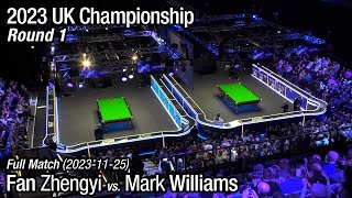 2023 UK Championship Round 1 Fan Zhengyi vs Mark Williams Full Match [upl. by Scales]