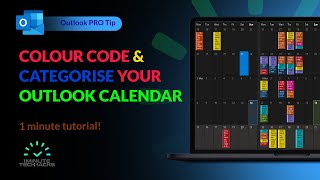 How to COLOURCODE and CATEGORISE Your Outlook Calendar [upl. by Ezara]