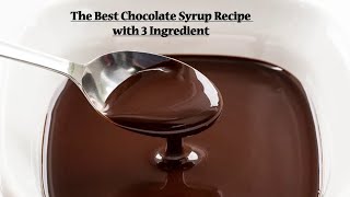 3 min Chocolate Ganache Without Chocolate Dounut and cup cake toppingچاکلیٹ سیرپ [upl. by Sadoff794]