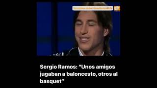 SORPRENDENTES DECLARACIONES DE SERGIO RAMOS quotunos jugaban al Baloncesto y otros al Basketquot [upl. by Rozella753]