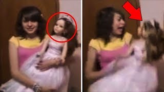 कैमरे के सामने गुड़िया में घुसी आत्मा  Haunted Dolls Caught On Tape [upl. by Nawj]