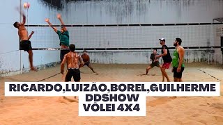 Vôlei 4x4 com Ricardo Luizão GuilhermeBorel DDshow no MofoS House volleyball volei [upl. by Notsew]