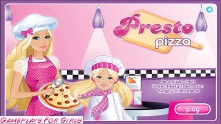 ♥ Barbie Presto Pizza  Gameplay For Girls  ♥ [upl. by Adela]