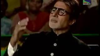 KABHI KABHI MERE DIL ME KHAYAL AATA HAI  Amitabh Bachchan in Kaun Banega crorepati with Daya [upl. by Kihtrak413]