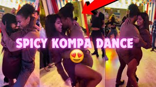 KOMPA GOUYAD DANCE 😍  YOUNG COUPLE DISCOVERS KONPA DANCE FOR THE FIRST TIME MUST WATCH 🇭🇹 [upl. by Kampmeier]