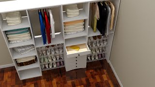 Closet Design Software  Pro100 [upl. by Eelreveb246]