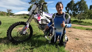 Motocross legend Stephen Gall  moto day at Qld Moto Park [upl. by Ettenahs]