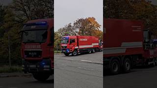 ERDBEBEN GROßÜBUNG 🔥🚒 MUSAR Team des Landesfeuerwehrverbandes Vorarlberg einsatzfahrt feuerwehr [upl. by Yenots354]