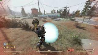 Fallout 76 Pvp Lvl 35 Quick fight agsinst a twitch streamer [upl. by Garlanda]