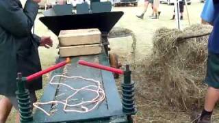 Stationary hay bailer [upl. by Yee]