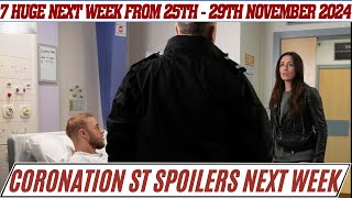 Coronation Street spoilers next week from 25th  29th November 2024  Whats next on the cobbles [upl. by Everson]