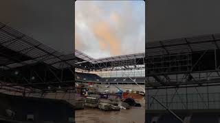 INSIDE BRAMLEY MOORE DOCK NEW EVERTON STADIUM [upl. by Reddin]