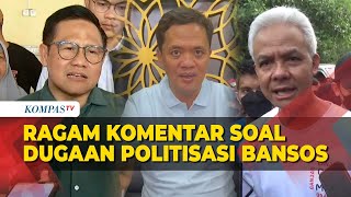 Cak Imin Ganjar dan TKN PrabowoGibran Buka Suara soal Dugaan Politisasi Bansos saat Kampanye [upl. by Adnohral]