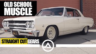 Garage Built Sleeper quotNo Lift Shiftquot 355 ci Chevy Chevelle [upl. by Castro207]