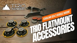 Rugged Starlink Vehicle Mounts Gen 3 amp Mini Dish Mount Options by TRIO Flatmount [upl. by Tocci]