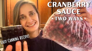 MakeAhead Thanksgiving Side  EASY Cranberry Sauce Canning Recipe [upl. by Ruvolo]