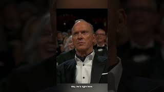 Danny Devito Arnold Schwarzenegger and Michael Keaton have a quotBatmanquot reunion at the Oscars [upl. by Hittel]