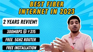 Best Fiber Internet In 2023  Excitel amp Comway Longterm Review Plans Installation and More [upl. by Selrac]