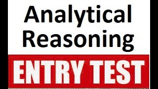 Analytical Reasoning type 4 solved for GAT HAT Entry Test NTS HEC CSS in Urdu  MunirKhokhar [upl. by Gaultiero]