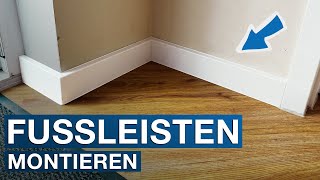 Fußleisten richtig anbringen  Döllken Sockelleisten befestigen  Der Wandprofi 2020 [upl. by Reseda961]