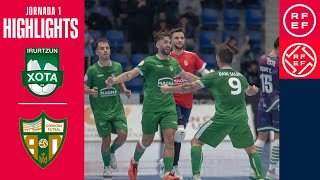 Resumen PrimeraDivisiónFS  CA Osasuna Magna 72 Córdoba Patrimonio de la Humanidad  Jornada 1 [upl. by Scotty471]