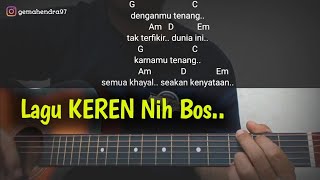 Kunci Gitar AKU TENANG  Fourtwnty  Chord Gampang [upl. by Draillih]