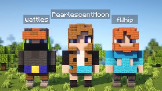 How to build wattles PearlescentMoon amp fWhip Statues in Minecraft [upl. by Dorelle786]