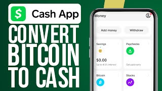 How To Safely Convert Bitcoin To Cash On Cash App 2024 Full Guide [upl. by Braynard731]