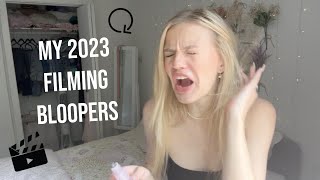 My 2023 quotASMRquot Filming Bloopers 😅 [upl. by Hael]