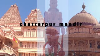 chattarpur mandir 📍delhi छतरपुर मंदिर [upl. by Tann]