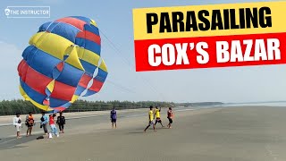 Coxs Bazar Parasailing Feel Like A Bird Flying Through The Sky [upl. by Airb207]