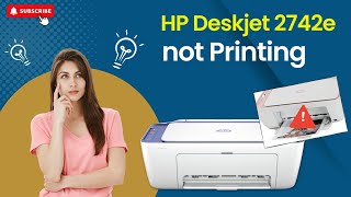 HP Deskjet 2742e not Printing Fixed  Printer Tales [upl. by Alcus]