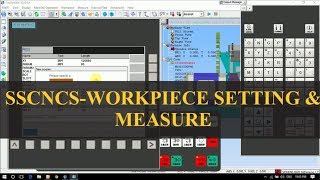 SWANSOFT CNC Simulator Workpiece Setting amp its Measurement [upl. by Norit]