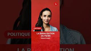 La banalisation du Rassemblement National  Salomé Saqué FranceInter shorts short [upl. by Tews]