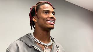 Alabama WR Ryan Williams Postgame Interview  Western Kentucky [upl. by Knowlton]