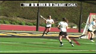 Towson 10 Drexel 8  CAA Womens Lacrosse Semifinal Highlights [upl. by Nadine338]