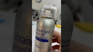 Lidocaine topical spray  anaesthesia lidocaine anesthesia topical aerosol spray dental [upl. by Criswell]