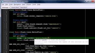 PythonFlask Tutorial part 4  Music [upl. by Geddes]