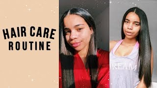 my hair routine  japanese hair straightening info [upl. by Lentha]